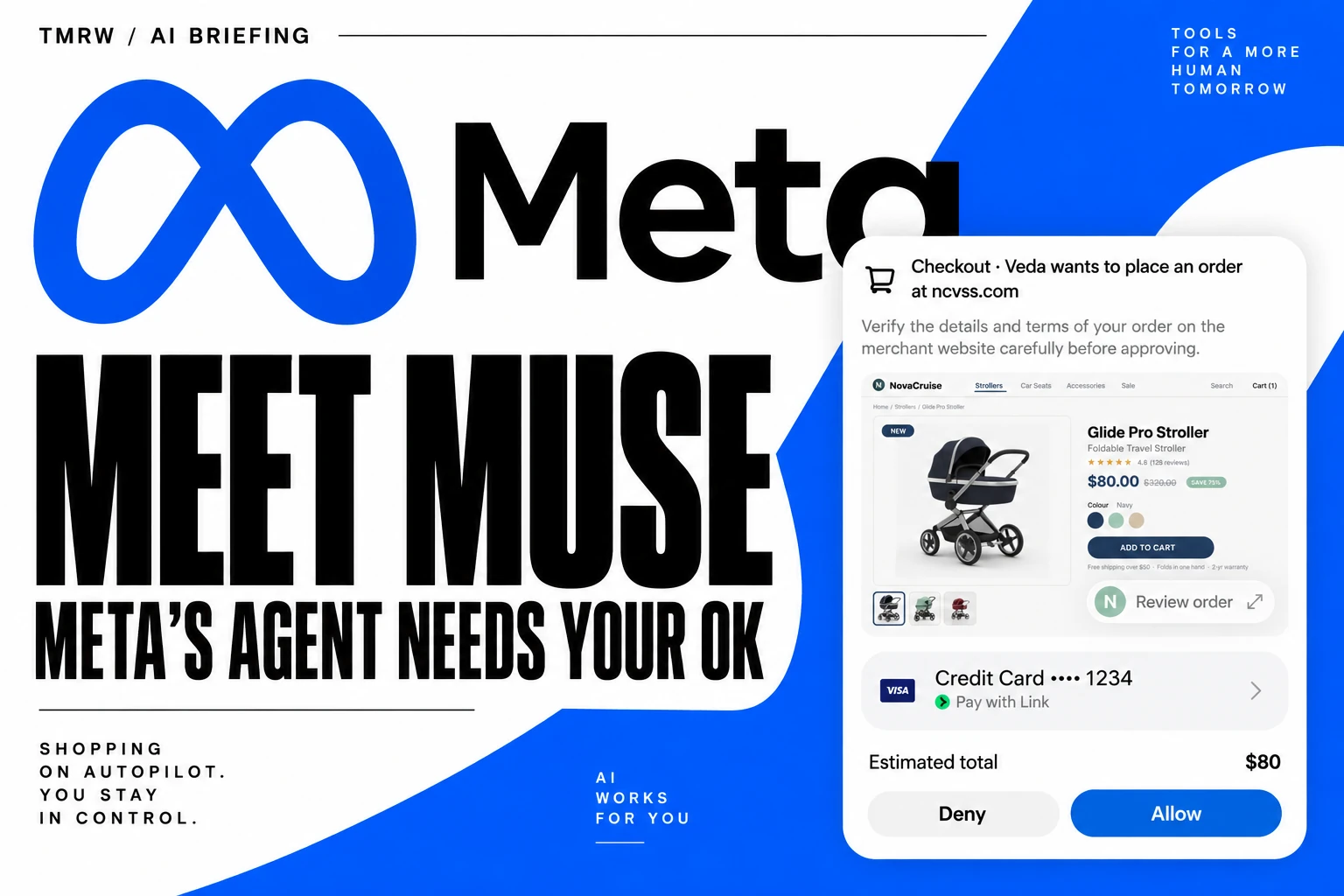 Meta launches Muse: what to check before letting an agent act for you