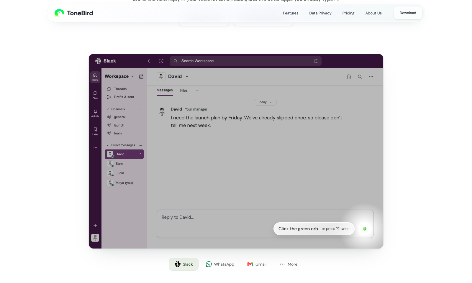 ToneBird screenshot